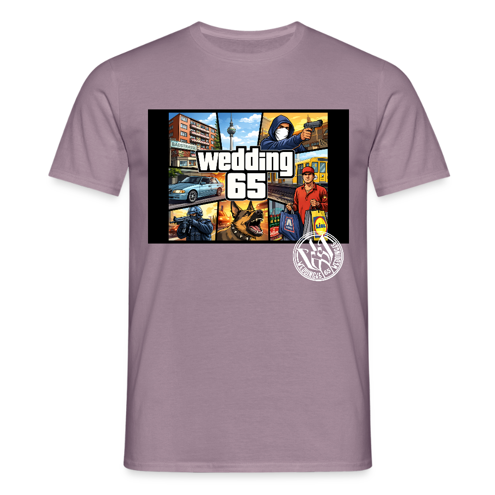 Männer Wedding 65 GTA T-Shirt - Lilagrau 