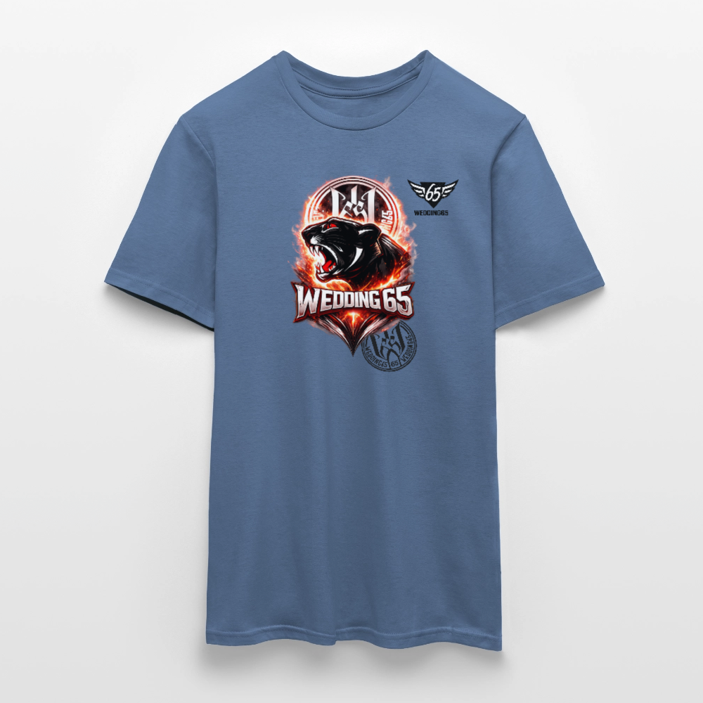 Fire Panther Wedding 65 Männer T-Shirt - Taubenblau 