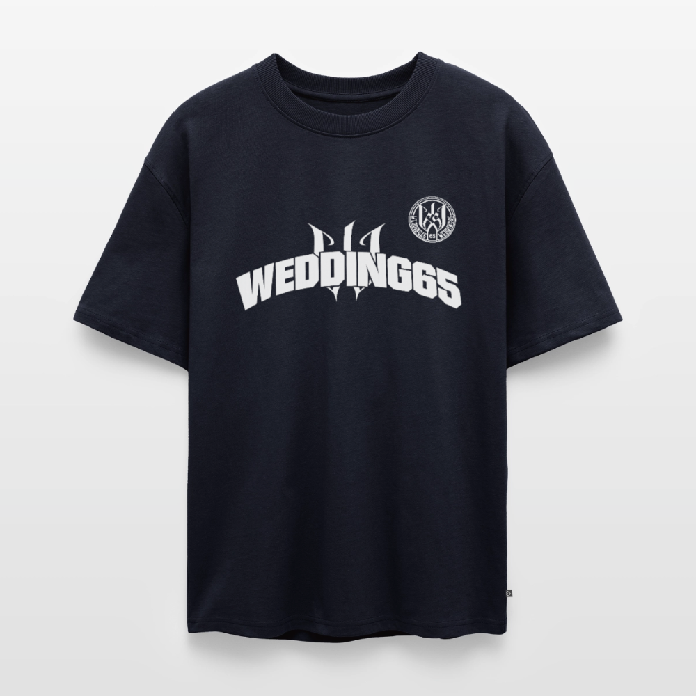 NG Wedding65Unisex Premium Oversized T-Shirt - Navy