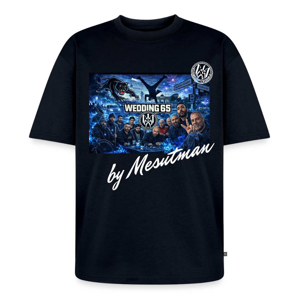 Unisex Soldiner Wedding65 Premium Oversized Bio T-Shirt - Navy