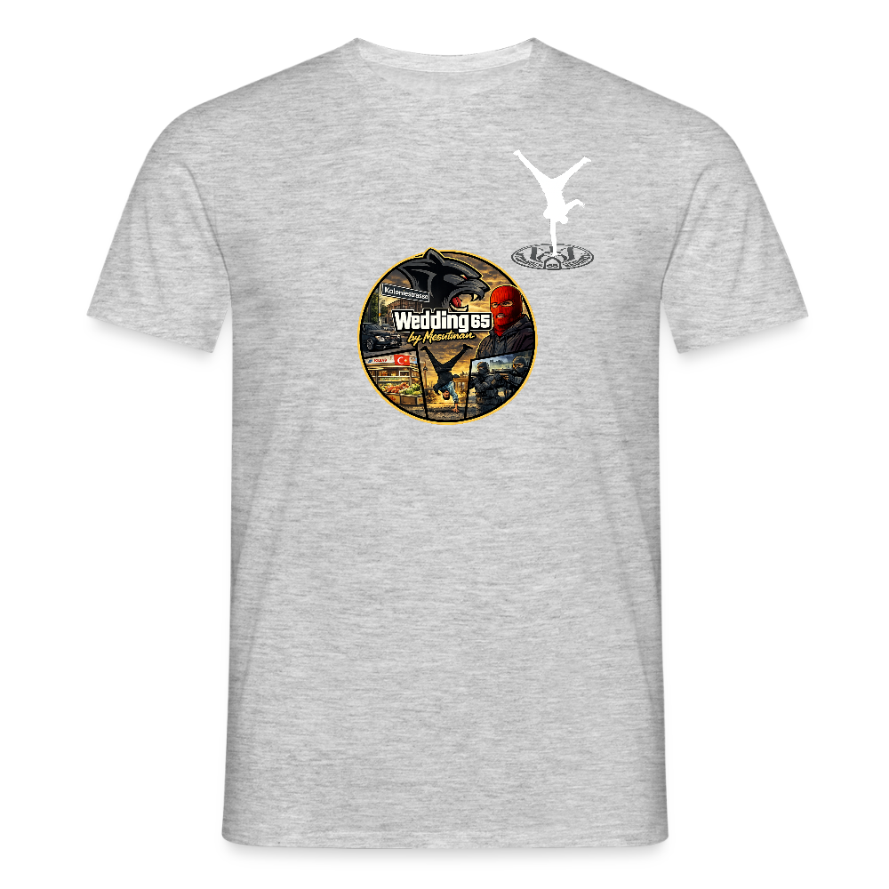 Männer Wedding65 by Mesutman T-Shirt - Grau meliert