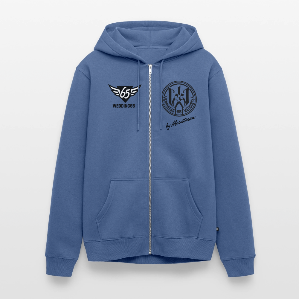 Cla$$ic Wedding 65 Berlin Männer Premium Kapuzenjacke - Taubenblau