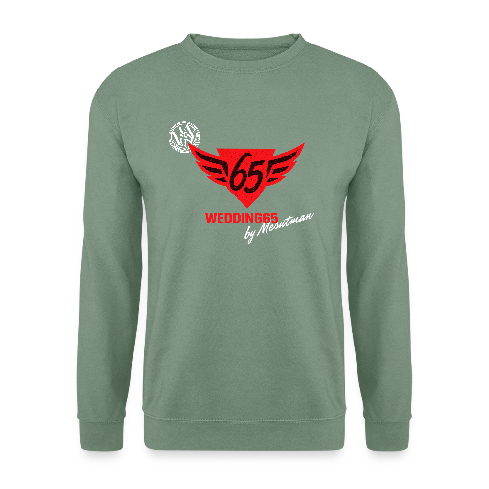 Wedding 65 Classic Berlin Unisex Pullover - Graugrün
