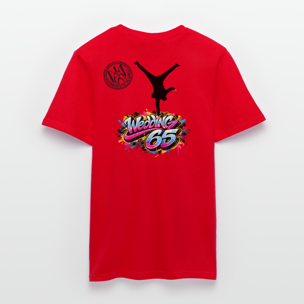 Männer Neon Wedding 65 T-Shirt - Rot