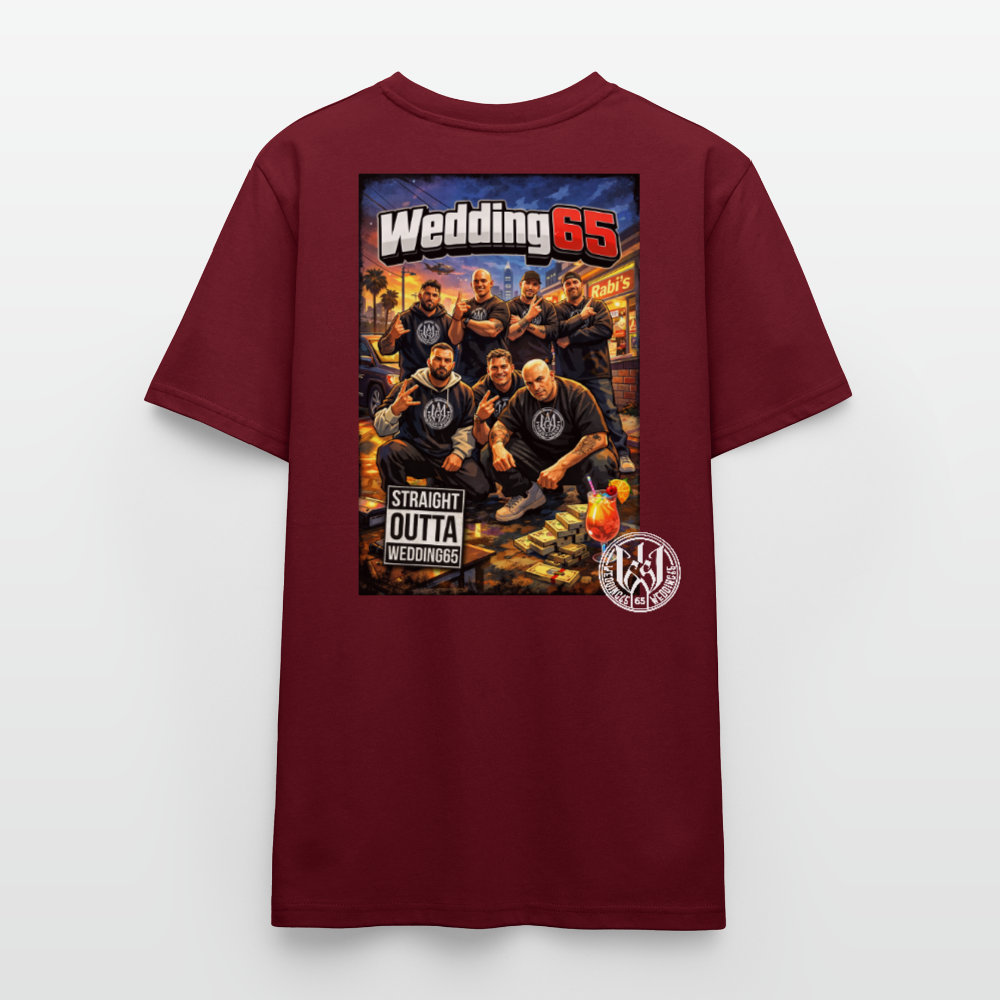 Outta Gang Wedding65  Unisex T-Shirt CRAFTER - Burgunderrot