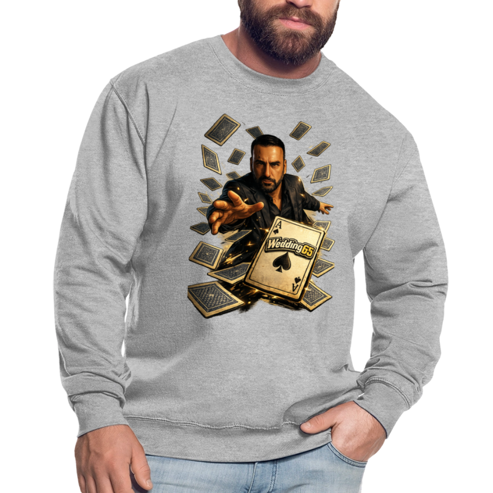 Magic Wedding 65 Mesutman Unisex Pullover - Weißgrau meliert