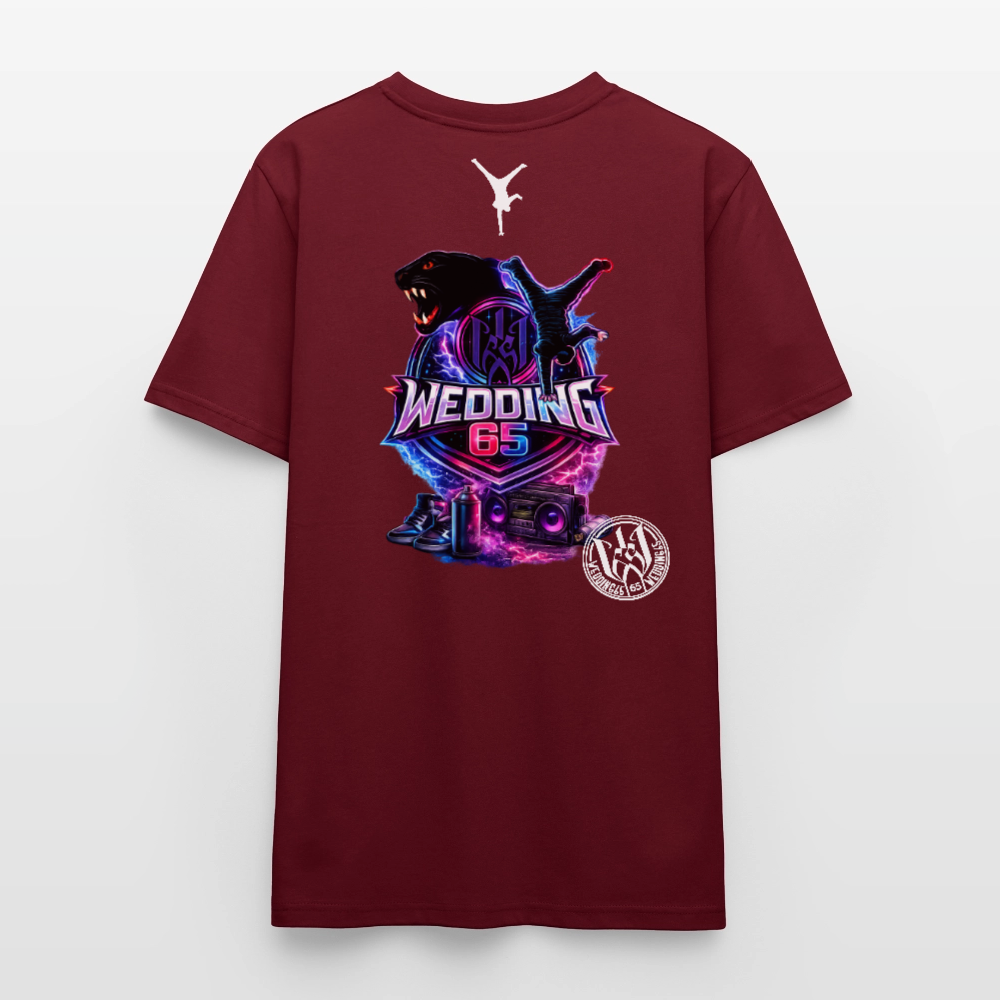 Neon Wedding65 Unisex T-Shirt CRAFTER - Burgunderrot