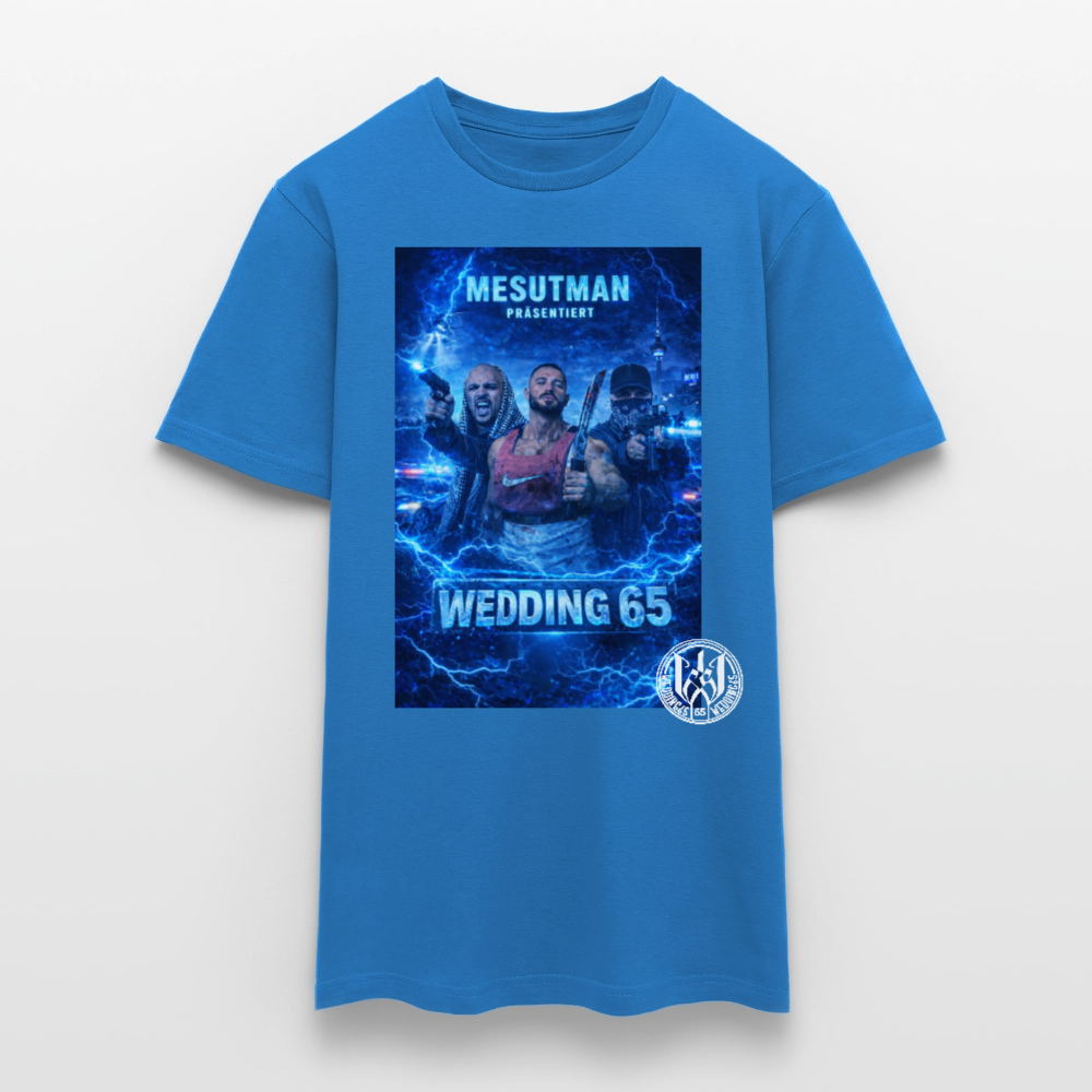 Blue Flash Wedding65 Männer T-Shirt - Royalblau