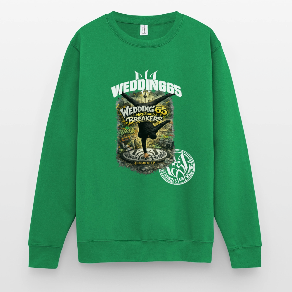 Berlin Wedding65 Breakers Männer Premium Sweatshirt - Kelly Green