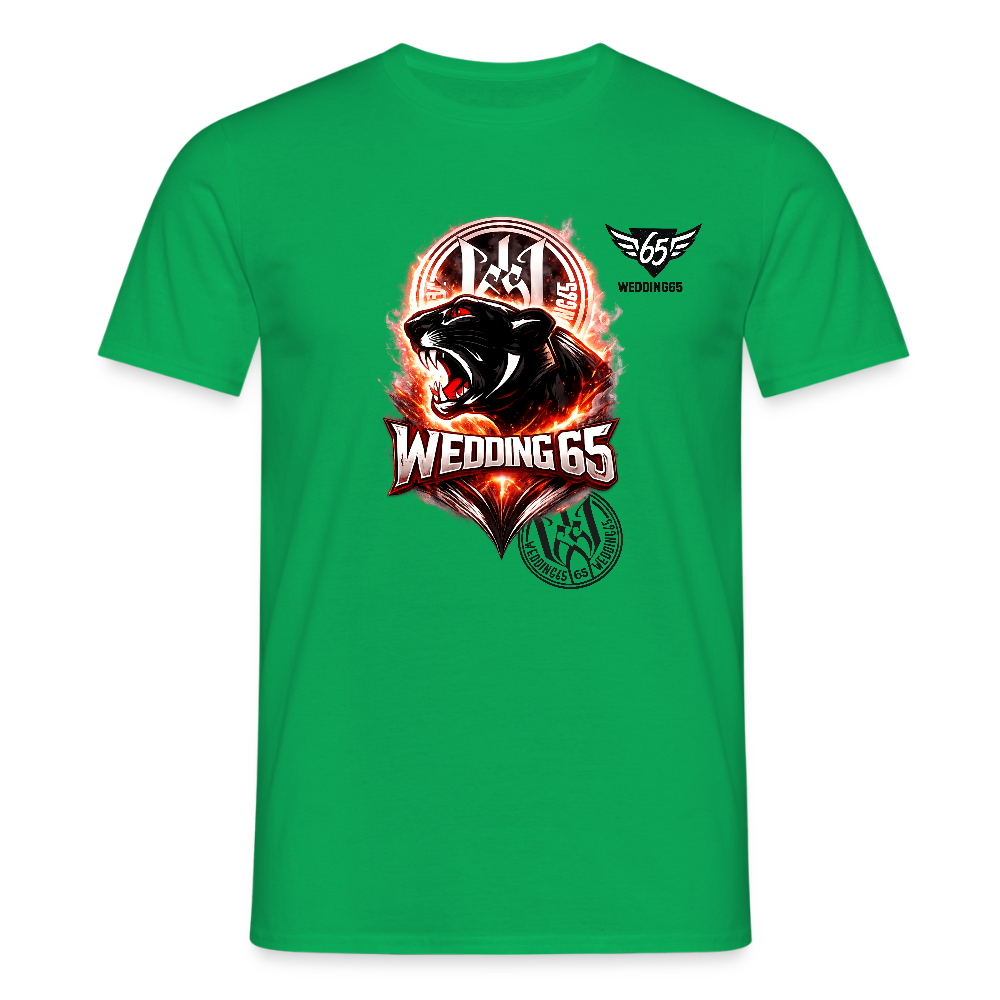 Fire Panther Wedding 65 Männer T-Shirt - Kelly Green