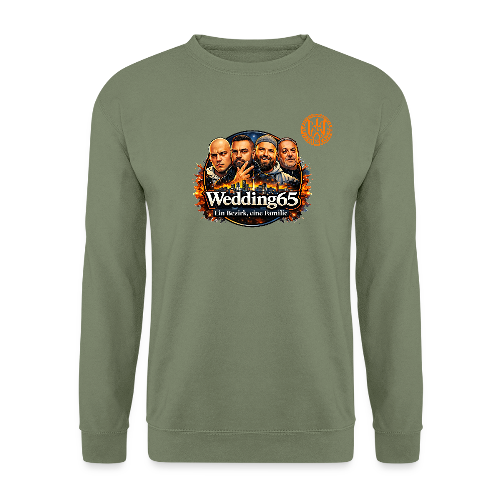 Wedding65 Familia Unisex Pullover - Armeegrün