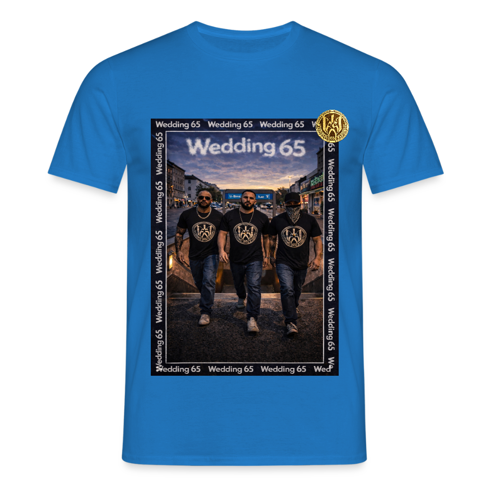 3Metro Wedding 65 Männer T-Shirt - Royalblau