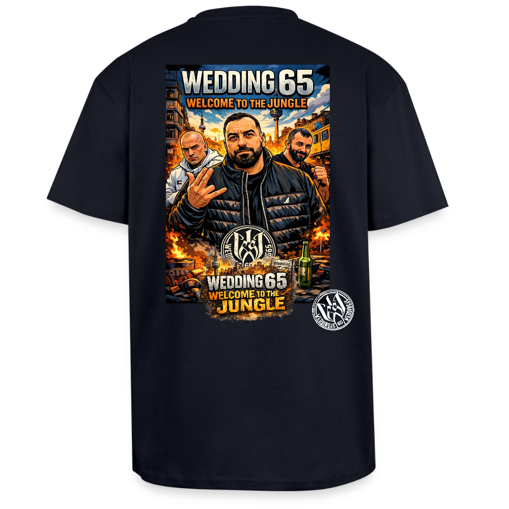 Jungle Wedding65 Heavy Oversize T-Shirt - French Navy
