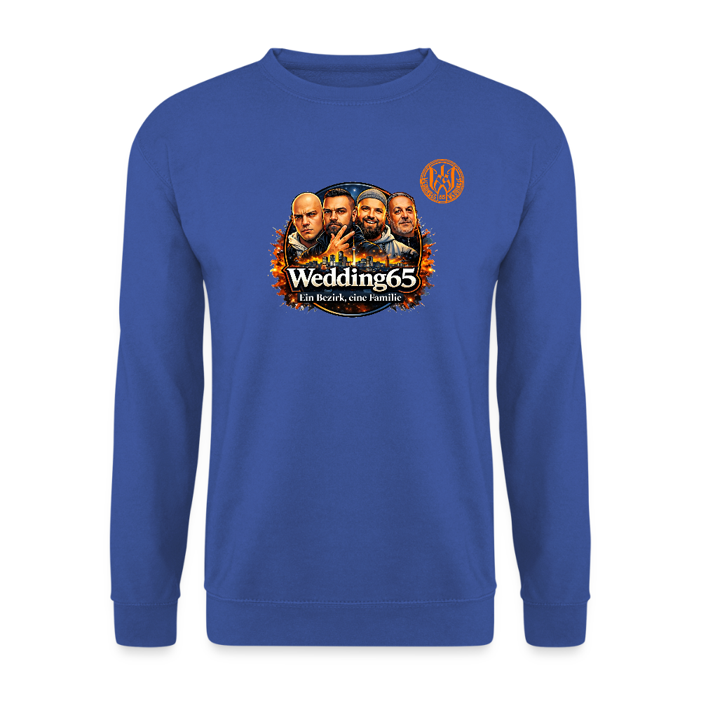 Wedding65 Familia Unisex Pullover - Royalblau