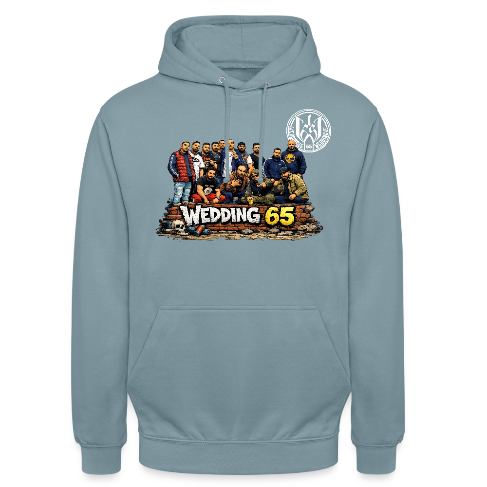 Group Wedding65 Ghetto Unisex Hoodie - Nebelblau
