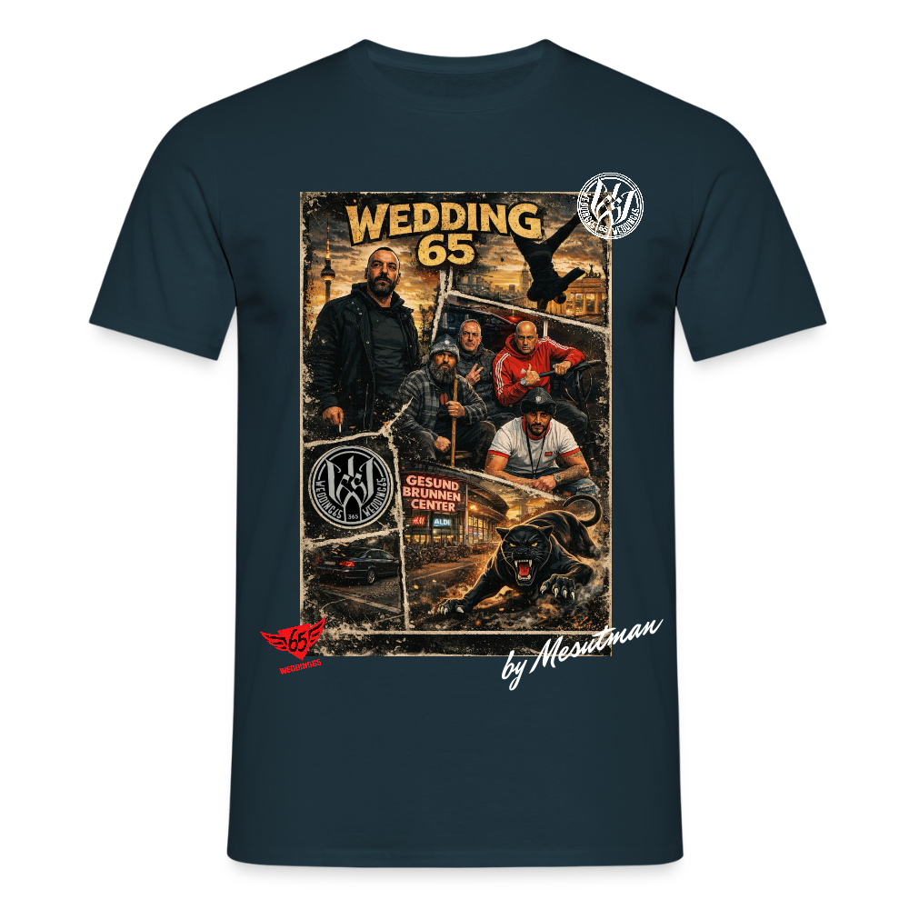Kardes Wedding 65 Berlin Unisex T - Shirt - Navy