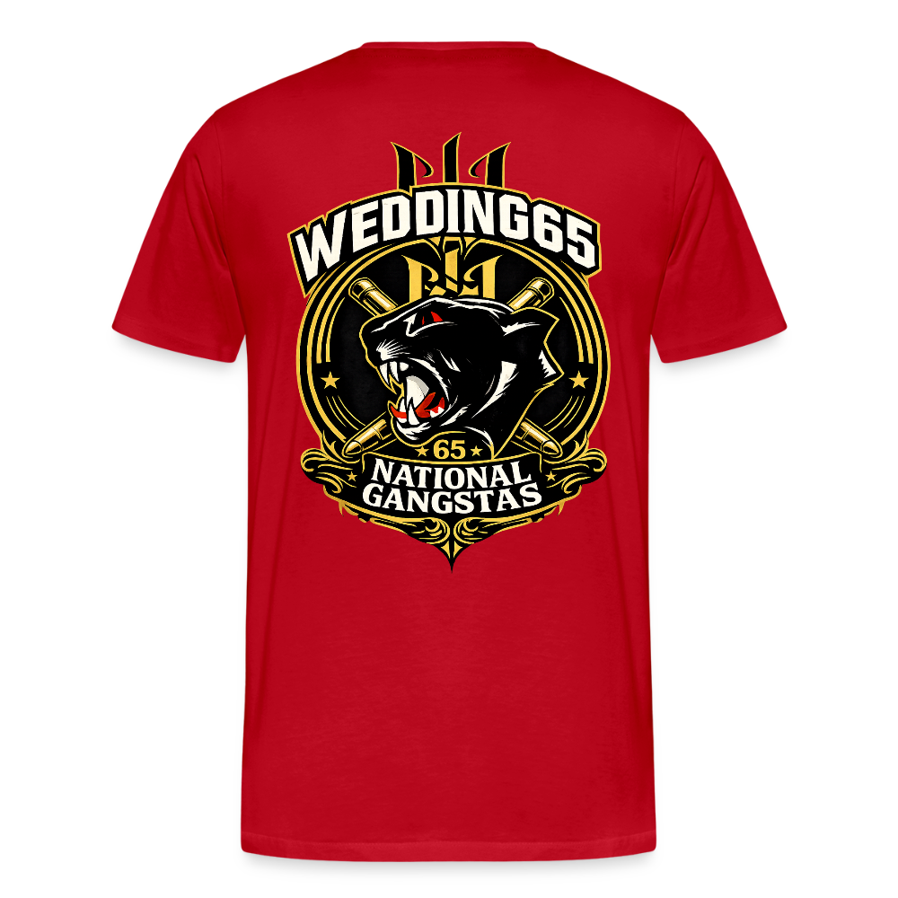 National Gangstas 65 Männer Premium T-Shirt - Rot