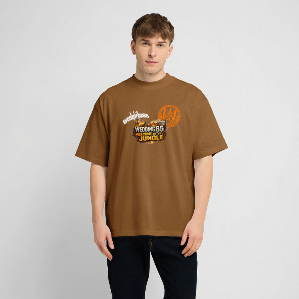 Jungle Wedding65 Heavy Oversize T-Shirt - Toffee
