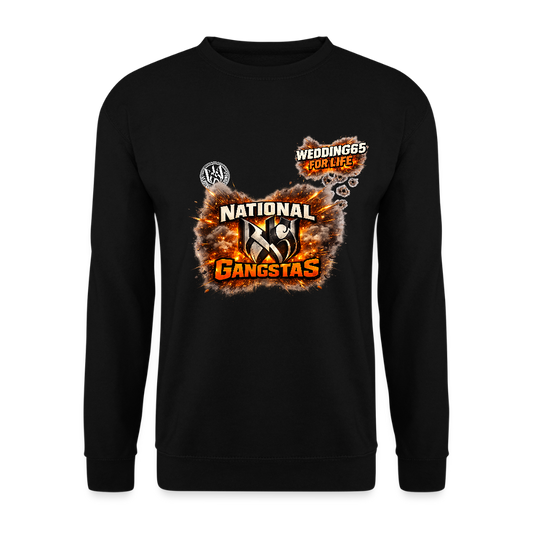 National Gangstas WEDDING65 Unisex Pullover - Schwarz