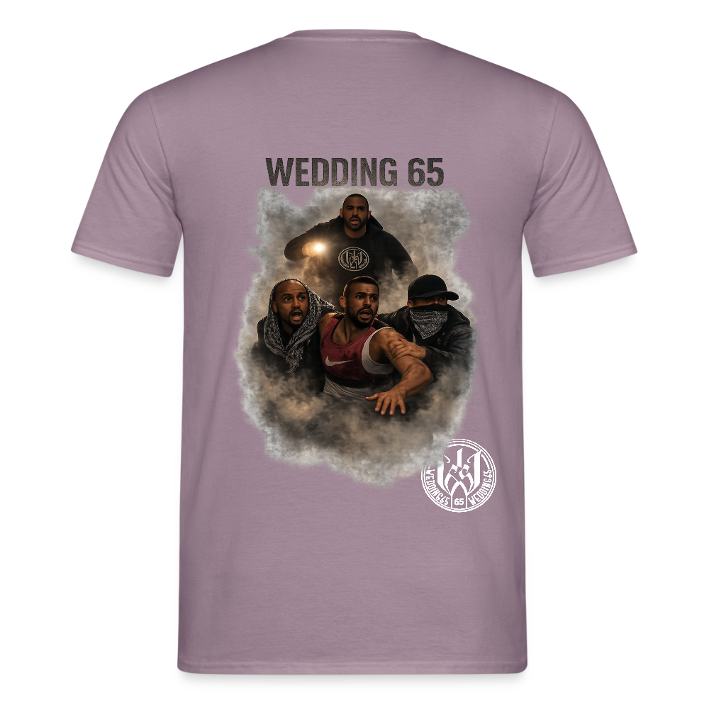 CS Wedding65 Männer T-Shirt - Lilagrau 