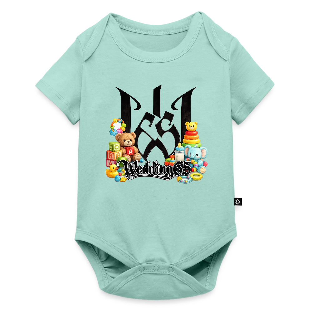 Wedding 65 Baby Bio-Kurzarm-Body - Mint 