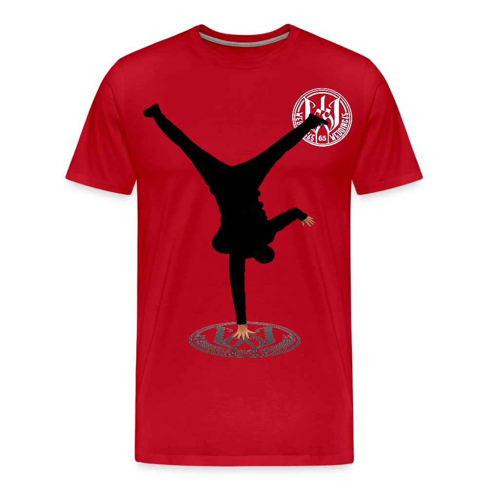 Breakdance 99 Wedding65 Männer Premium T-Shirt - Rot