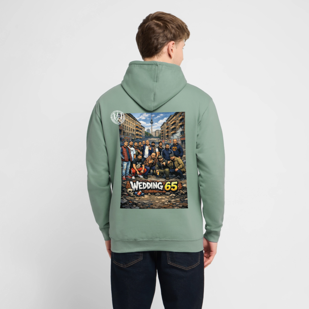 Group Wedding65 Ghetto Unisex Hoodie - Graugrün