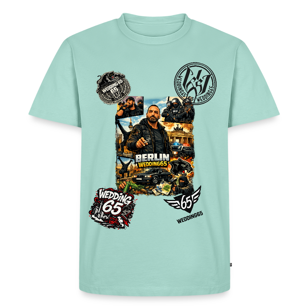 All in Wedding 65 Berlin Männer Premium T-Shirt - Mint 