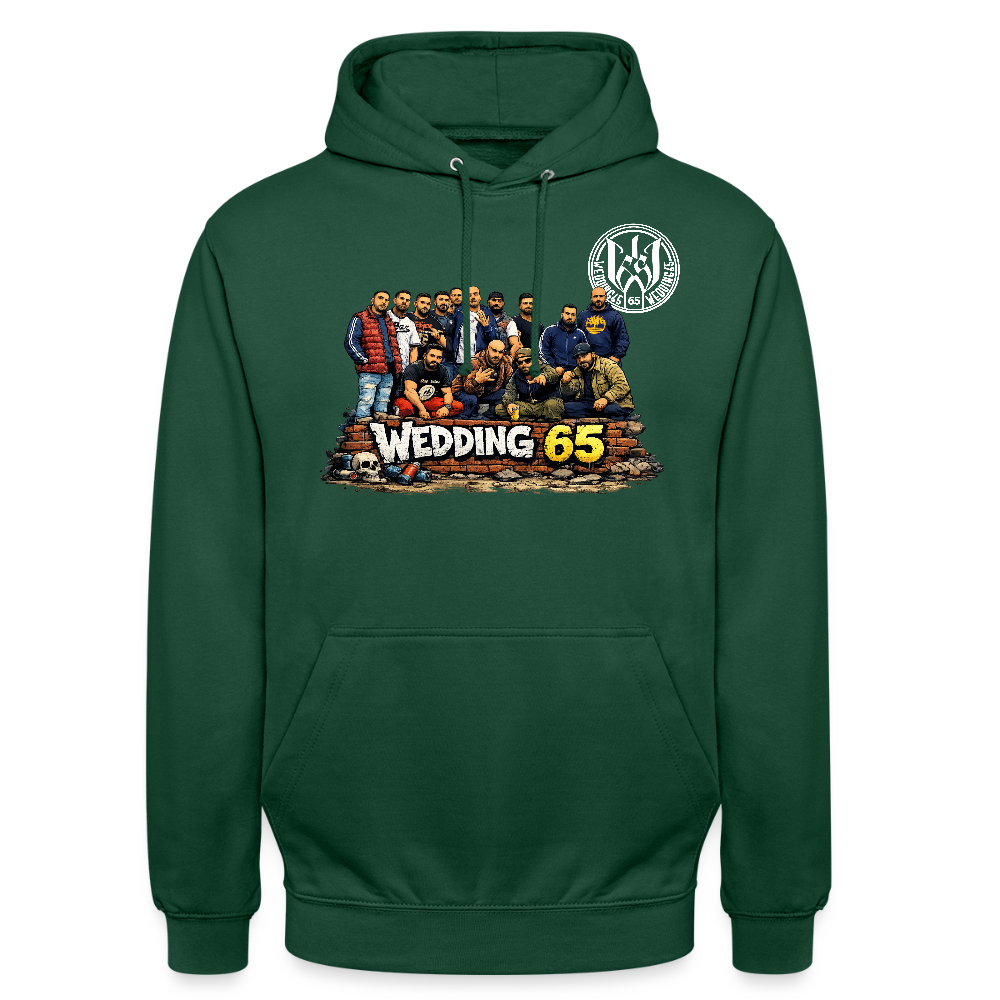 Group Wedding65 Ghetto Unisex Hoodie - Flaschengrün