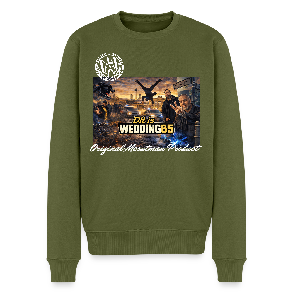 Dit is Wedding 65 Männer Premium Pullover - Khaki