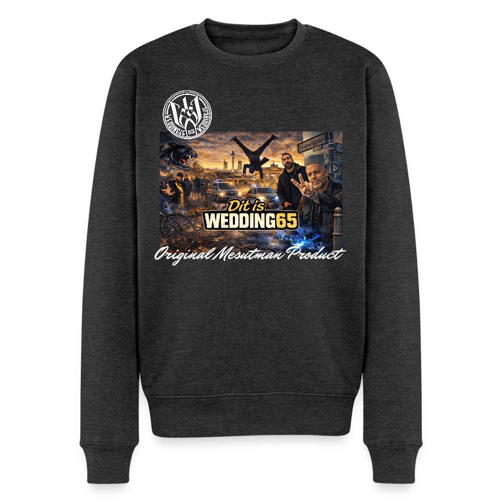 Dit is Wedding 65 Männer Premium Pullover - Anthrazit meliert