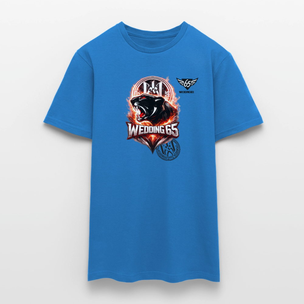 Fire Panther Wedding 65 Männer T-Shirt - Royalblau