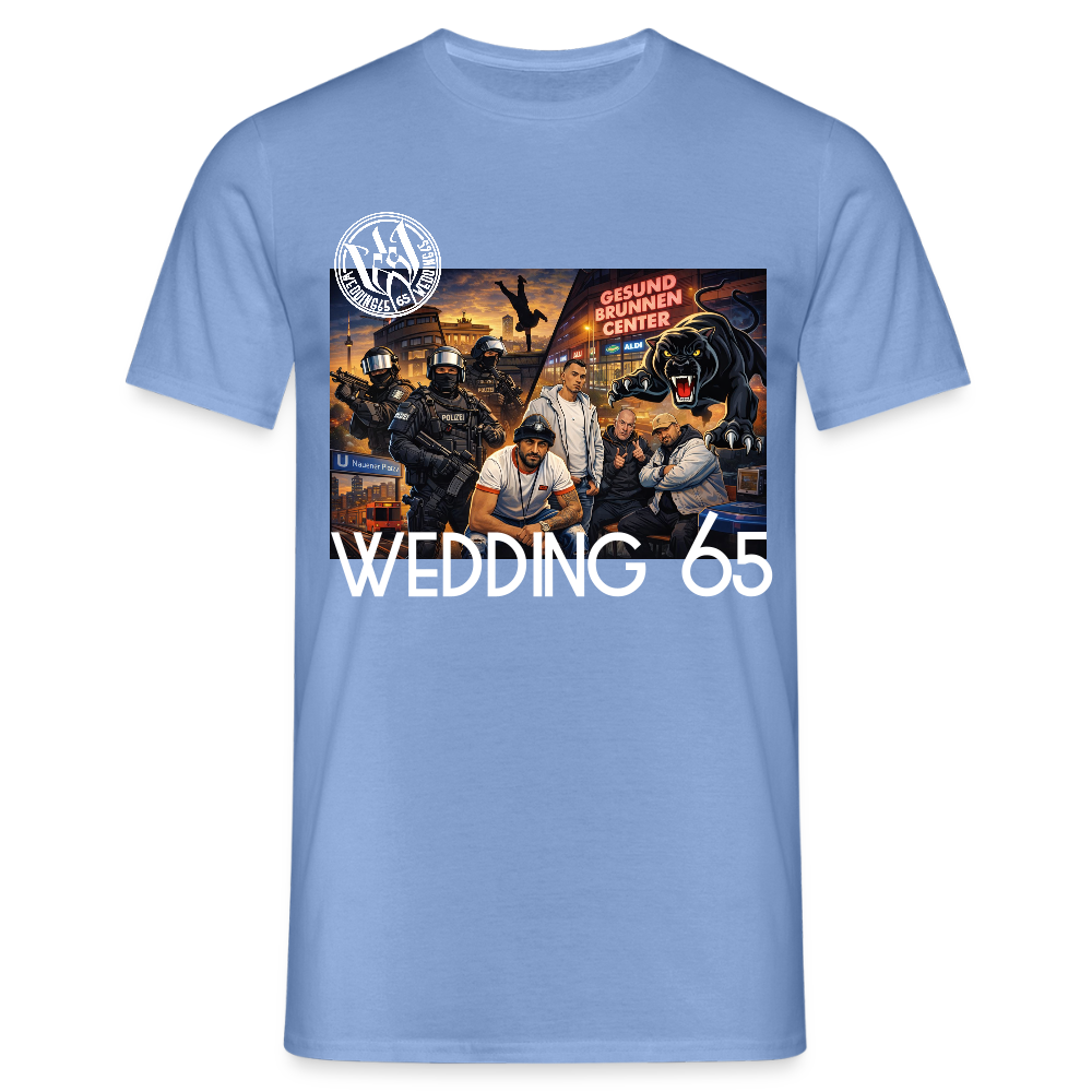 Gang Shirt Gesundbrunnen Wedding 65 Männer T-Shirt - Carolina Blue
