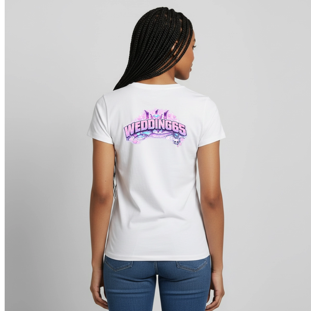 Girly Wedding65 Frauen T-Shirt - Weiß