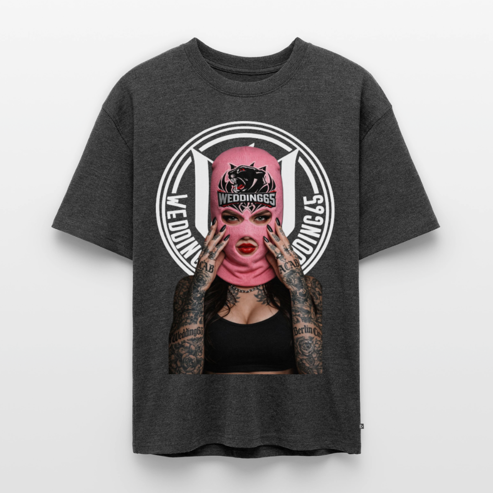 Pink Wedding65 Stanley/Stella Unisex T-Shirt - Anthrazit meliert