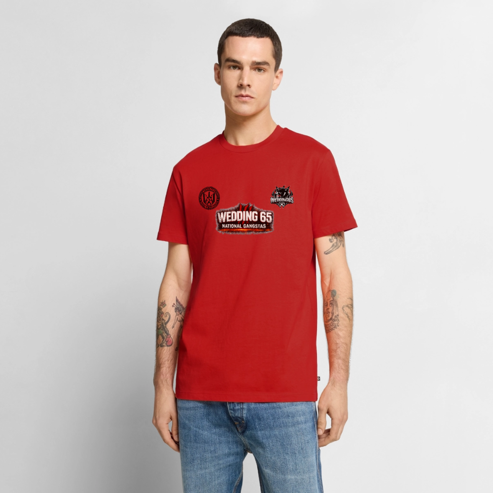 Fire NG Wedding65 Männer Premium T-Shirt - Rot