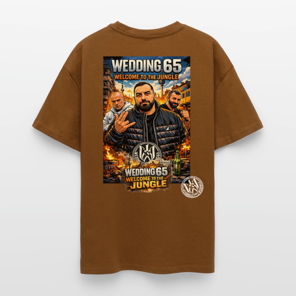 Jungle Wedding65 Heavy Oversize T-Shirt - Toffee