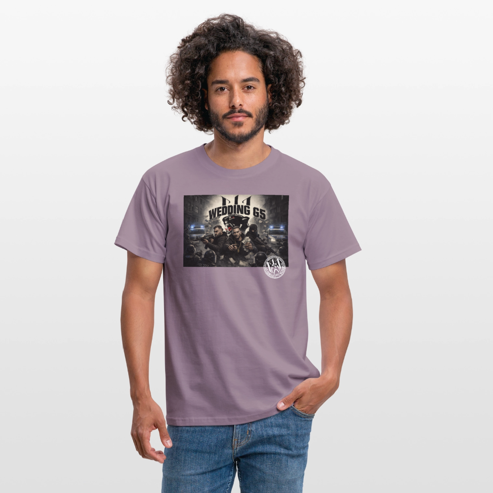 Wedding 65 Street Crime Männer T-Shirt - Lilagrau 
