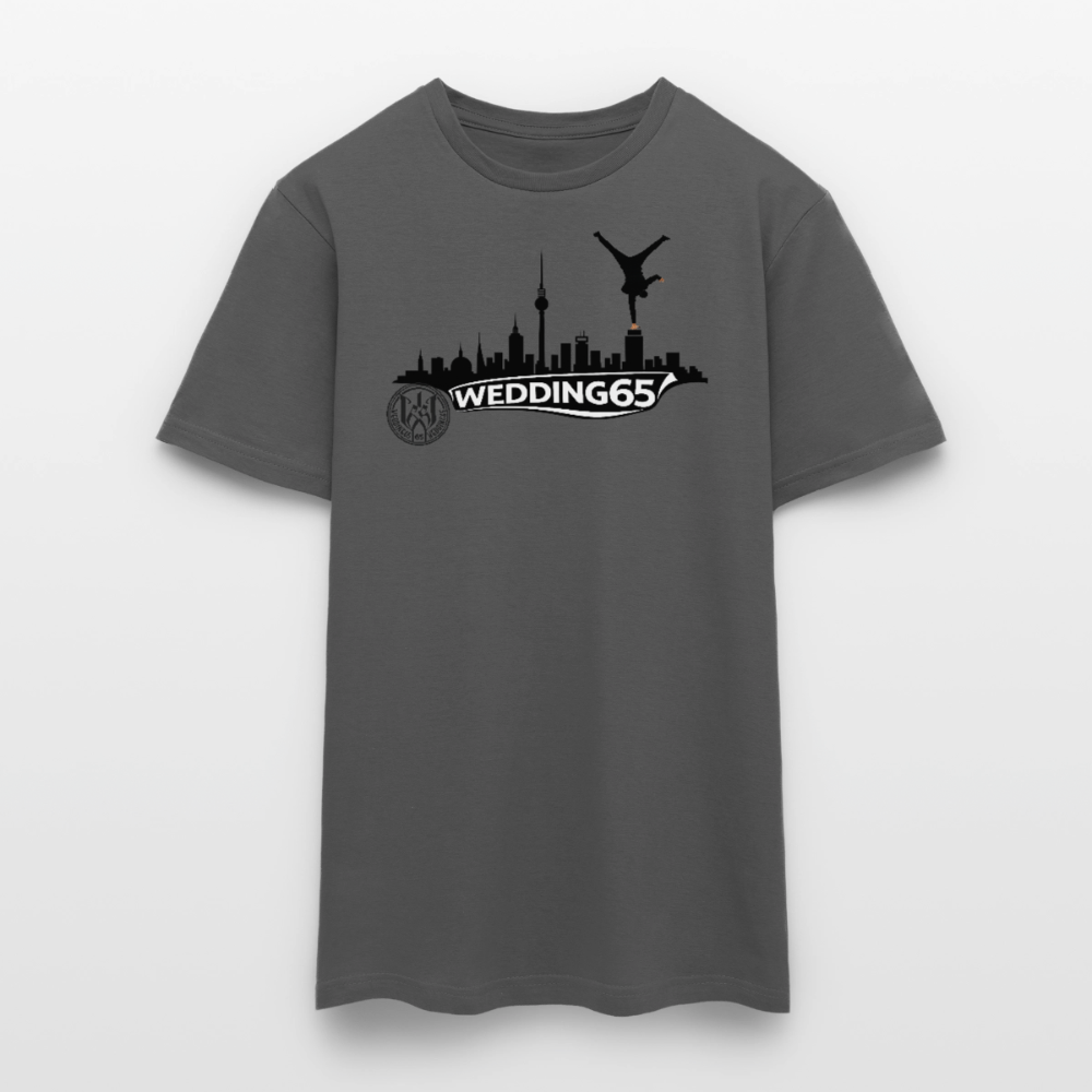 Mesutman Wedding Skyline 65 Männer T-Shirt - Anthrazit