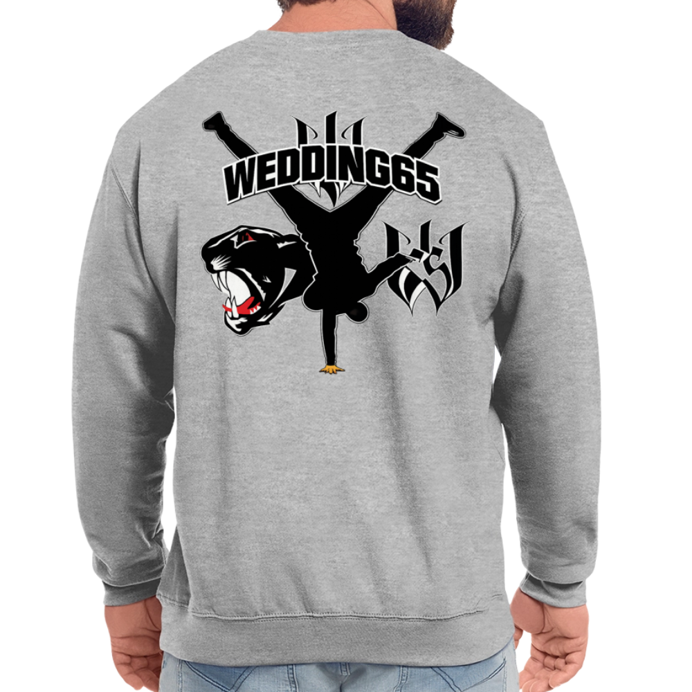 Mesutman Wedding65 Unisex Pullover - Weißgrau meliert