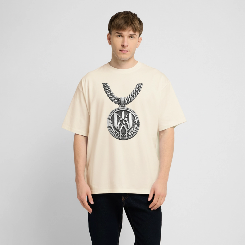 Wedding65 Kette Heavy Oversize T-Shirt - Creme