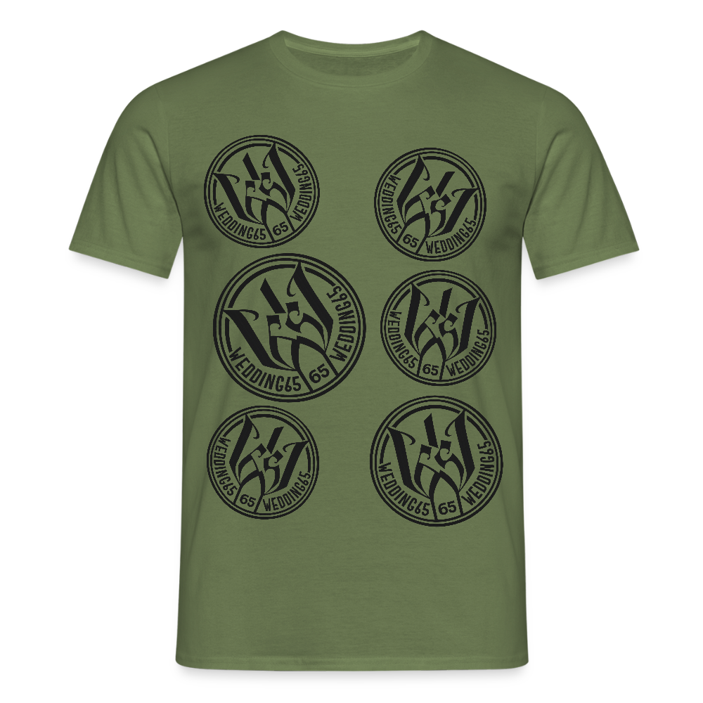 Original Wedding65 Logo Männer T-Shirt - Militärgrün