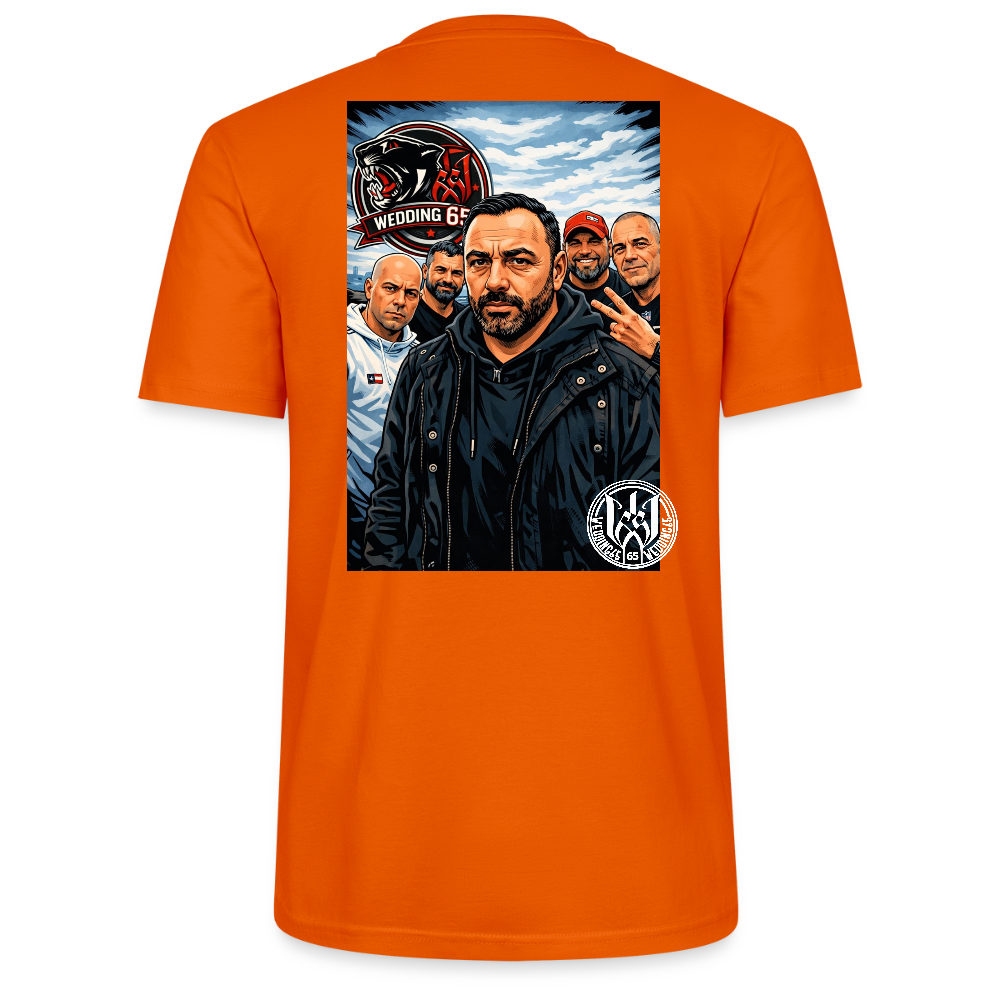 Red Panther Wedding65 Unisex T-Shirt CRAFTER - Tieforange