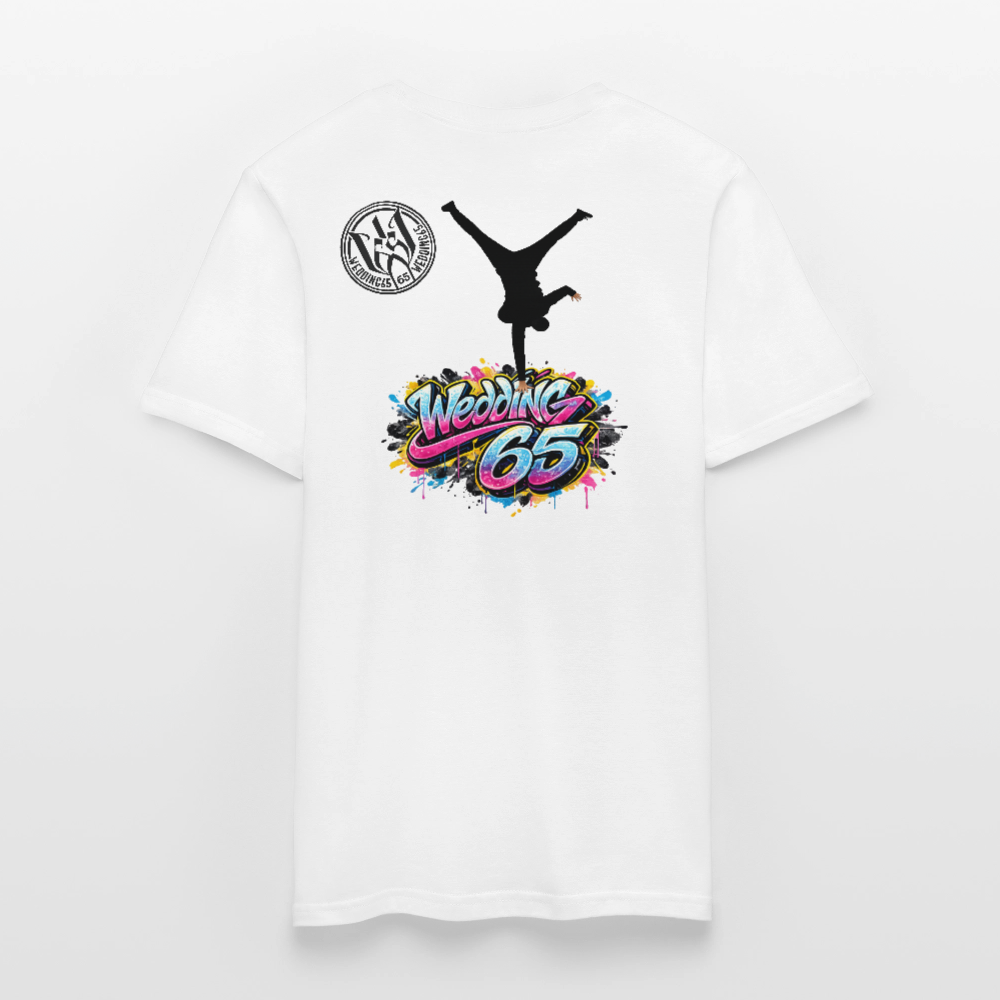 Männer Neon Wedding 65 T-Shirt - Weiß