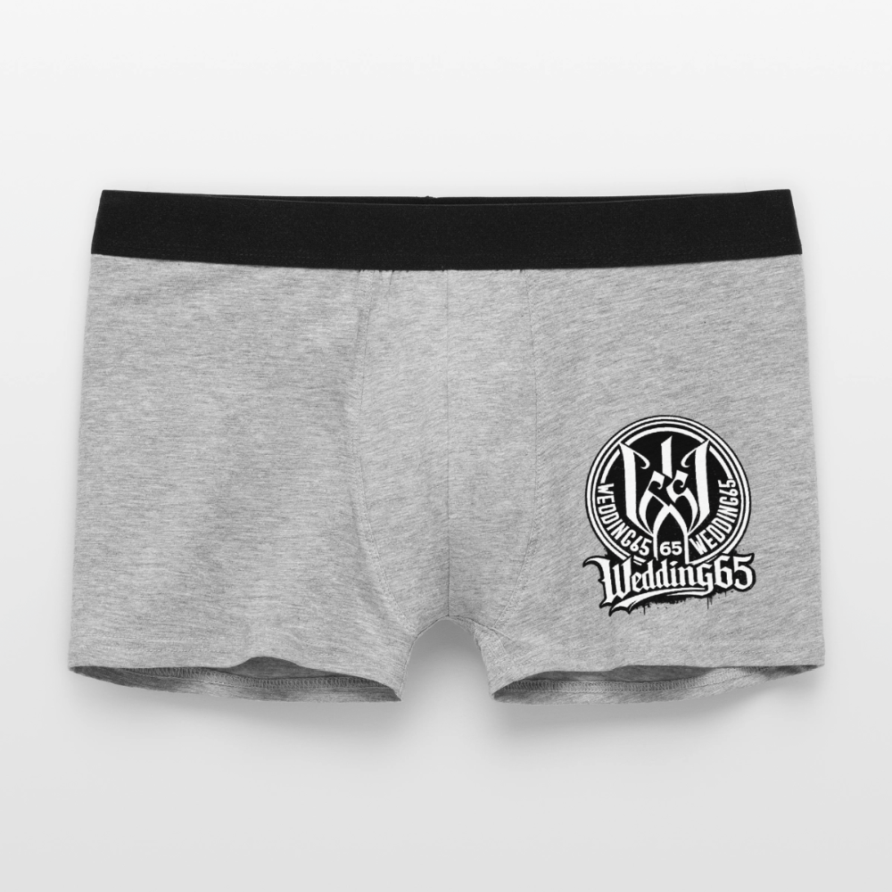 Wedding 65 Männer Boxer Shorts - Grau meliert