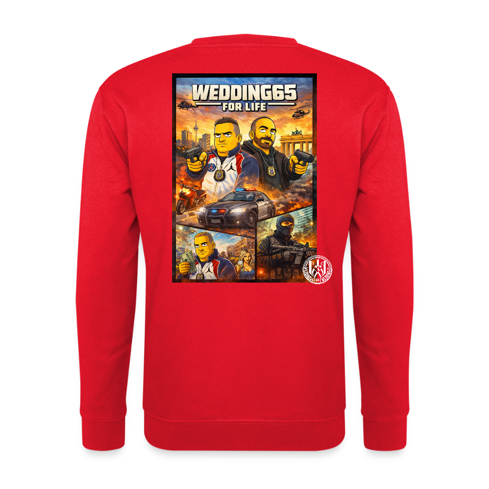 Wedding65 Simps NG Unisex Pullover - Rot