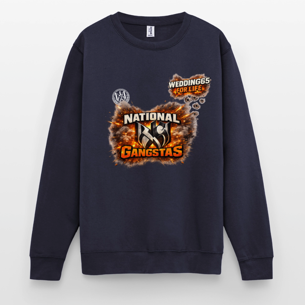 National Gangstas WEDDING65 Unisex Pullover - Navy