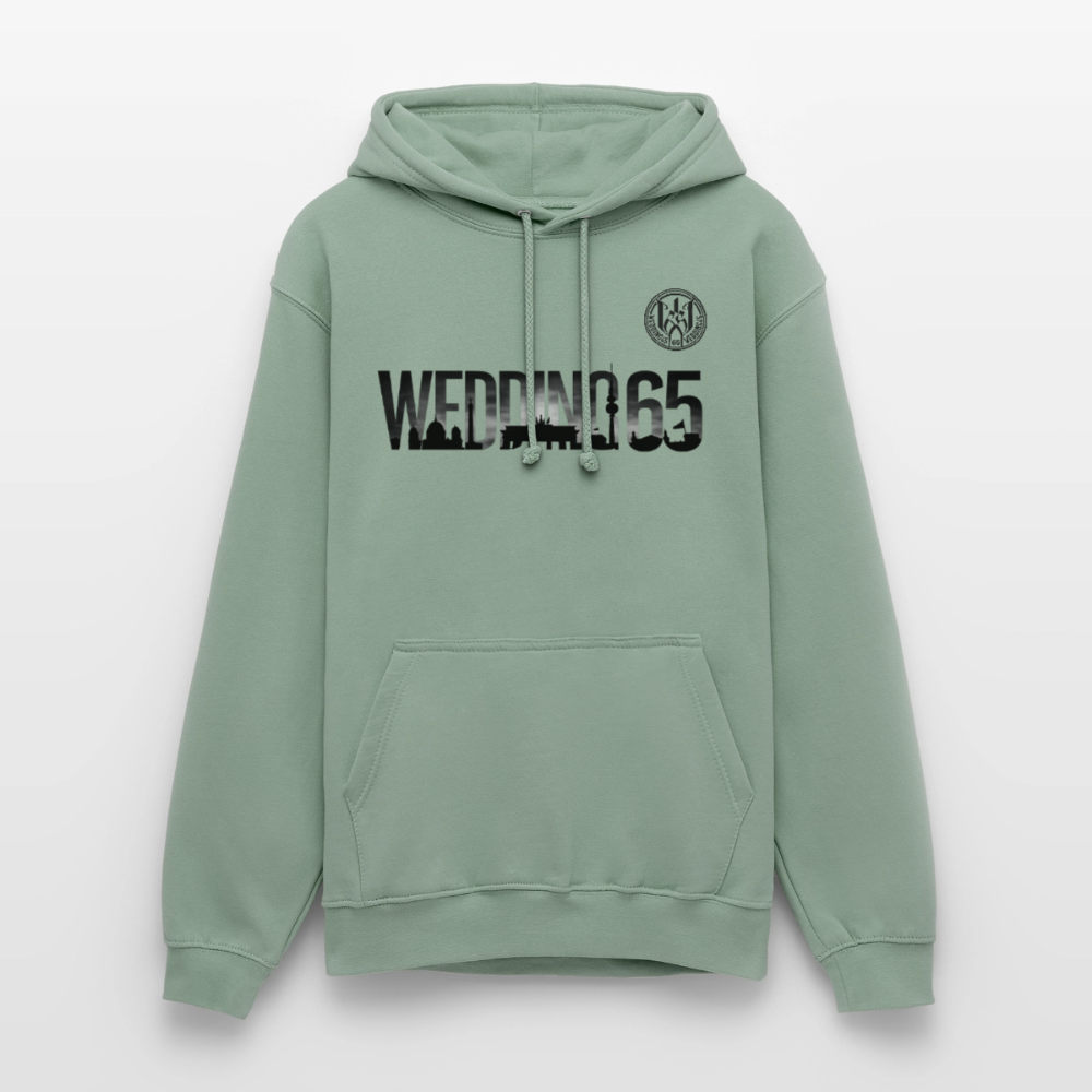 Wedding 65 Basic white Unisex Hoodie - Graugrün