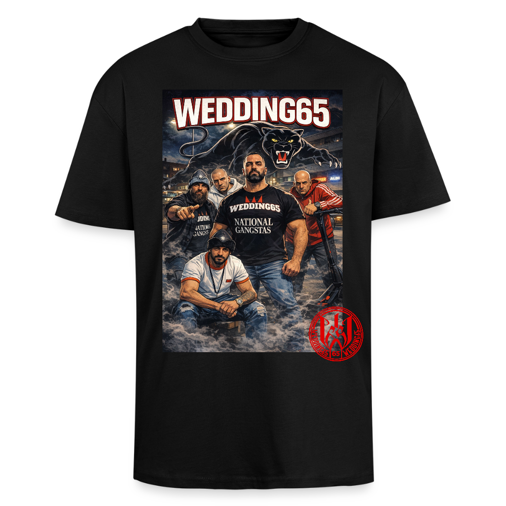 Crew Wedding65 GB Heavy Oversize T-Shirt - Schwarz