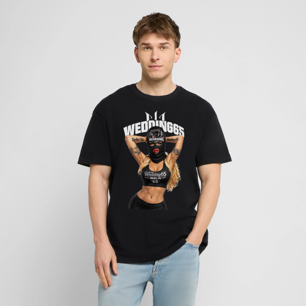 Blonde Wedding65 Heavy Oversize T-Shirt - Schwarz